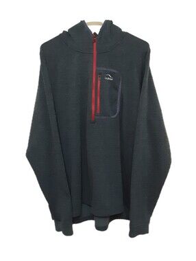 L.L. Bean Quarter Zip Hoodie Sweatshirt Mens XL